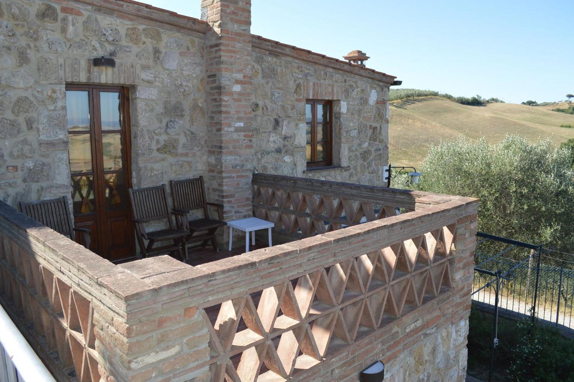 Villa House With Private Garden In The Crete Senesi Asciano Esterno foto